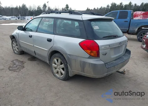 2006 Subaru Outback 2.5I z USA, uszkodzony, nr VIN 4S4BP61C667327868